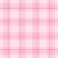 Delicate tartan check textile, factory texture pattern . Trade seamless background fabric plaid in light and red colors. vector