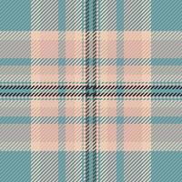 Pride seamless textile, infant plaid background check. Scrap texture pattern fabric tartan in light and cyan colors. vector