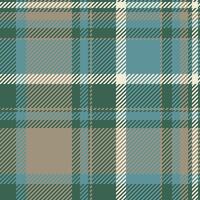 Setting plaid tartan, minimalist pattern seamless check. Turquoise texture background fabric textile in mint and cyan colors. vector