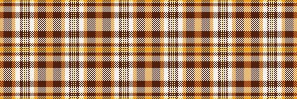 Store texture seamless background, linen plaid textile fabric. Selection check pattern tartan in linen and orange colors. vector