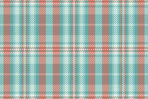 Small plaid background tartan, valentines day check fabric. Nyc seamless texture textile pattern in teal and light colors. vector