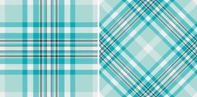 Tartan check of fabric background textile with a seamless pattern texture plaid. Set in winter colors. Unique gift paper designs for presents. vector