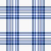 Tracery tartan seamless plaid, lovely texture check. Christmas ornament pattern fabric textile background in light and blue colors. vector