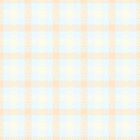 Random textile check tartan, windowpane background texture . Hippy pattern plaid seamless fabric in alice blue and blanched almond colors. vector