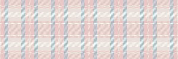 Tablecloth texture textile plaid, pure check pattern background. Knit tartan seamless fabric in light and white colors. vector