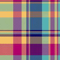 Vibrant diagonal plaid pattern in teal, mustard yellow, magenta, and navy. Perfect for textile designs, fashion, home decor, and website backgrounds. Adds a modern, stylish touch to any project. vector