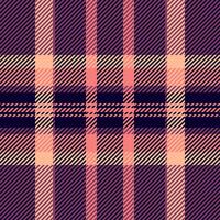 Hanukkah texture tartan seamless, yuletide textile plaid fabric. Stage background pattern check in dark and pink colors. vector