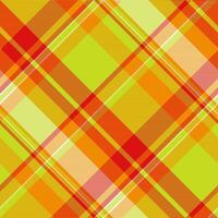Greeting fabric check background, idea textile texture. Quilt pattern seamless tartan plaid in lime and bright colors. vector