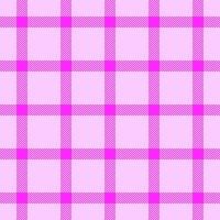 Vibrant pink and lavender plaid pattern. Perfect for textile design, wrapping paper, scrapbooking, or website backgrounds. Clean, modern aesthetic with bold geometric lines. vector
