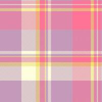 Room textile pattern tartan, ireland seamless check . Punk fabric plaid texture background in pastel and red colors. vector