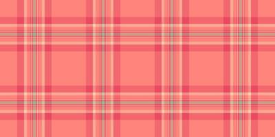 Stylish coral and peach plaid pattern. Perfect for textile design, website backgrounds, or scrapbooking. The soft color palette creates a gentle, calming aesthetic. vector