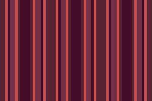 Valentine vertical stripe background, lady textile texture pattern. Premium fabric lines seamless in red and dark colors. vector
