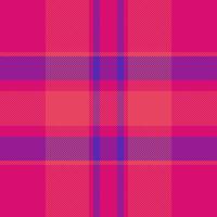 Hipster plaid tartan seamless, workshop texture textile pattern. Hanukkah fabric check background in pink and red colors. vector