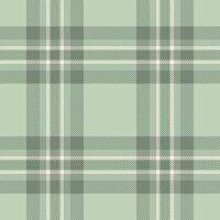 Vichy plaid pattern, calm tartan seamless background. Editable fabric textile check texture in pastel and light colors. vector