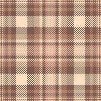 Fall pattern plaid tartan, online textile background. Continuity check seamless texture fabric in orange and red colors. vector