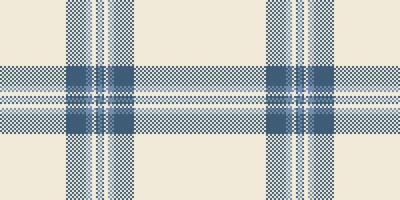 Elegant tartan seamless plaid, nyc check texture. Skirt textile fabric background pattern in light and cyan colors. vector