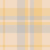 Refresh fabric background texture, coloured textile plaid seamless. Cover check tartan pattern in light and amber colors. vector