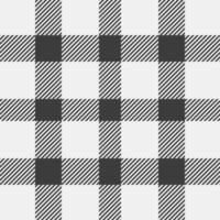 Damask seamless texture tartan, picnic plaid fabric pattern. Book check background textile in white and grey colors. vector