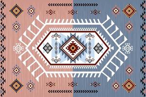 Ethnic geometric stripes pattern. ethnic aztec geometric stripes vintage color seamless pattern background. Use for fabric, textile, ethnic interior decoration elements, upholstery, wrapping. vector