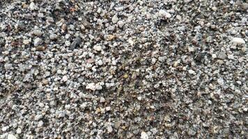 Close-Up of Gravel and Pebble Texture photo