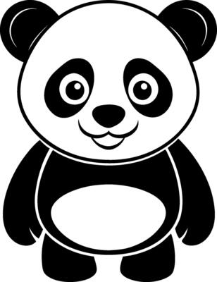 Panda icon design