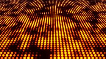 Orange Abstract Neon Bokeh Background VJ Loop I 4K video