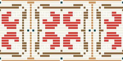 Pixel Ndebele Traditional Pattern Drawingfolk Embroidery, Aztec Geometric Ornament Print. Design for Carpet, Wallpaper, Clothing, Wrapping, Fabric vector