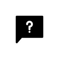 Question mark icon. About icon. vector