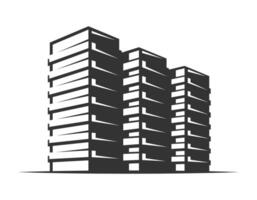 Building construction isolated on white background vector