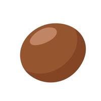 Simple coconut icon isolated on white background vector