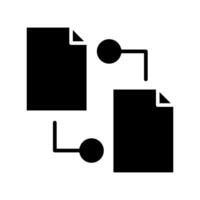 File icon design template on white background. Can be used for web and mobile. vector