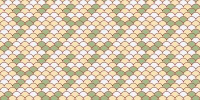 Elegance snake mesh seascape. Cell sheet at colors retro style. Colours fish, seamless texture. vector