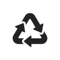 This icon design features circular arrows symbolizing actions like refresh and reload, while also promoting sustainability and recycling to reduce waste and enhance a cleaner environment vector