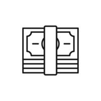 Explore a variety of icons symbolizing key financial concepts like cash flow, budgeting, savings, loans, income sources, and investment options essential for effective money management and stability vector