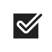 The checkmark icon, a widely recognized symbol of approval, improves clarity and effectiveness in designs needing confirmation, validation, and positive reinforcement for users understanding vector