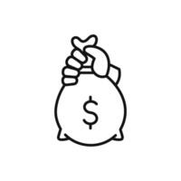 Dive deep into the essential finance icons that symbolize key concepts such as money, savings, loans, and budgeting, which are crucial for effective financial management and decisionmaking vector