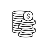 Discover and explore a diverse range of icons that symbolize essential money management concepts, including savings, loans, and earnings, which are ideal for various financerelated projects vector