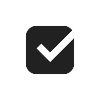 A checkmark icon symbolizes approval and completion, ideal for digital platforms. It conveys positivity and represents successful outcomes, emphasizing its communication importance vector