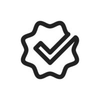 The checkmark icon symbolizes approval and task completion, making it a versatile element for digital platforms, presentations, and graphic design, enhancing communication and clarity vector
