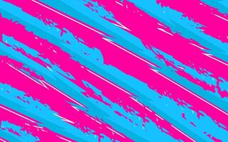 Dynamic Abstract Design With Vibrant Pink and Blue Brush Strokes vector