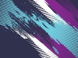 Abstract Colorful Halftone Pattern with Vibrant Blue and Purple Tones vector