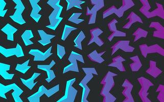 Abstract Colorful Angular Pattern with Blue and Purple Design Elements vector