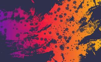 Vivid Abstract Splash Art With Vibrant Colors and Ink Splatter vector