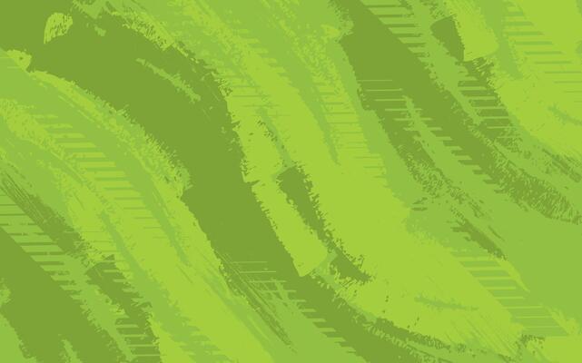 Green Abstract Background with Textured Brush Strokes Design