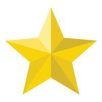 Yellow star sparkle shape. Abstract shine effect sign. Retro futuristic bright icon. Twinkle, star and burst, shiny flash. vector