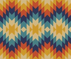 Ethnic southwest pattern use for textile, carpet, cushion, upholstery, etc vector