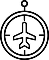 Compass Illustration Icon vector