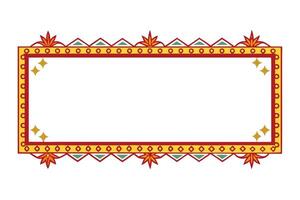Frame design in vibrant colors. vector