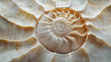 Detailed view of ammonite marble with intricate patterns showcasing natural beauty and unique textures, capturing the essence of ancient marine life in a stunning design photo