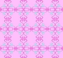Beautiful seamless pattern on a delicate pink background vector